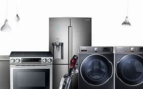 Image result for Samsung Black Stainless Kitchen Appliance Package