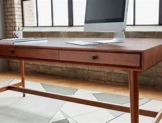 Image result for Mid Century Modern Computer Desk and Cabinet