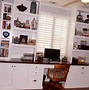 Image result for Custom Home Office Cabinets Stand Up Desk