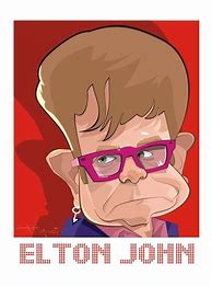 Image result for Elton John Cartoon Characted