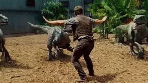 Image result for Chris Pratt Jurassic Park Hand Out