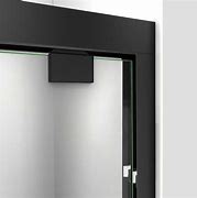 Image result for Dreamline Encore 58-In H X 56-In To 60-In W Semi-Frameless Sliding Satin Black Bathtub Door (Clear Glass) | SHDR-1660580-09