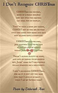 Image result for True Meaning of Christmas Poem