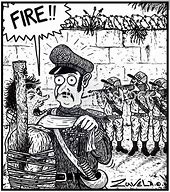 Image result for Firing Squad Cartoon