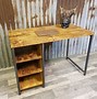 Image result for Industrial Style Desk with Storage