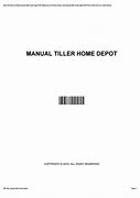 Image result for Tiller Home Depot Rent El Price