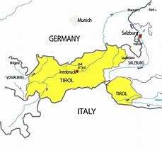 Image result for Tyrol Austria Map