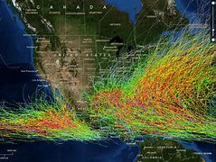 Image result for East Coast Hurricane Map