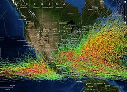 Image result for Hurricane Path Map World