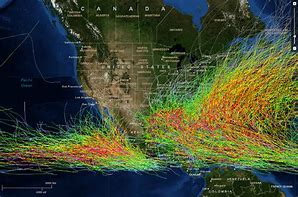 Image result for Historical Hurricane Storm Tracks