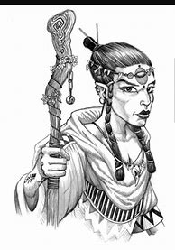 Image result for DD Human Female Wizard