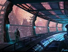 Image result for Space City Concept Art