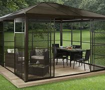 Image result for Screened Gazebos On Clearance