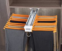 Image result for Pull Out Closet Pant Hangers