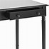 Image result for black writing desk with drawers