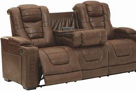 Image result for Owner's Box Power Reclining Loveseat With Console Leather, Thyme By Ashley Homestore, Furniture > Living Room > Loveseats > Loveseats With Console. On Sale - 30% Off