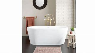 Image result for 59" Leith Acrylic Freestanding Tub | Signature Hardware