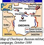 Image result for Map of Chechnya Today