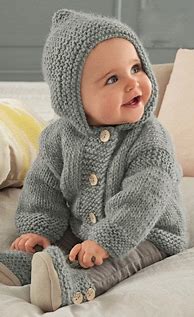 Image result for Baby Hoodie Sweater Knitting Patterns