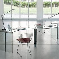 Image result for Curved Glass Desk