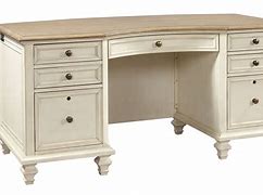Image result for Antique White Desk with Drawers