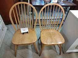 Image result for Oak Kitchen Chairs with Casters
