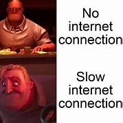 Image result for My Internet Is Slower than Meme
