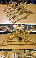 Image result for Repurpose Wooden Hangers