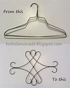 Image result for Metal Clothes Hanger Crafts