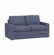 Image result for Bristol Sleeper Sofa, Enzyme Washed Canvas Storm Blue