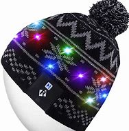Image result for Winter Hat with LED Lights
