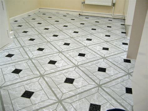 Black White Vinyl Floor Tiles Self Stick   Tile Design Ideas