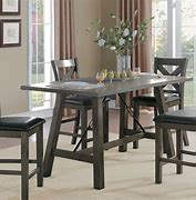 Image result for Rectangular Counter Height Dining Table