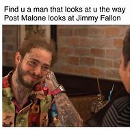 Image result for Other Side of Post Malone Meme