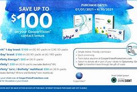 Image result for CooperVision Rebates