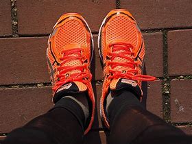 Image result for Orange Running Shoes