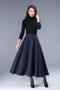 Image result for Dress Skirts Navy Blue