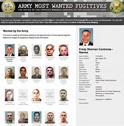 Image result for U.S. Army Most Wanted