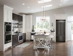 Image result for black stainless steel appliances