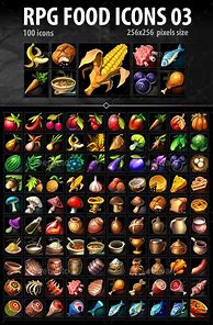 Image result for RPG Food and Drink Icons