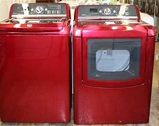 Image result for Red Front Load Washer Dryer Sets