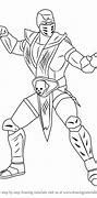 Image result for How to Draw Scorpion Mortal Kombat