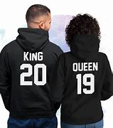 Image result for King and Queen Couples Hoodies