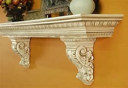 Image result for Mantel Shelf with Corbels