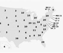 Image result for Blank Electoral College Map