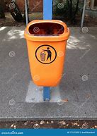 Image result for Garbage Can with Trash