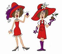 Image result for Red Hat Ladies Cartoons