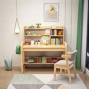 Image result for Kids Desk with Bookshelf