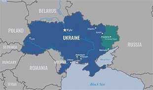 Image result for Map of Russia Ukraine Region