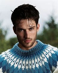 Image result for Wool V-Neck Sweater Men